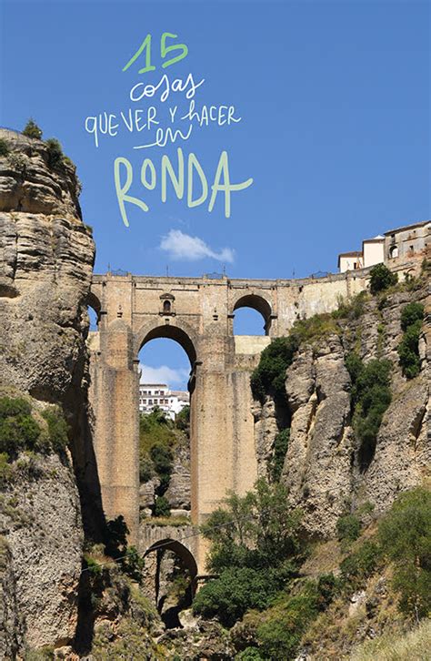 15 lugares que ver en Ronda en un día